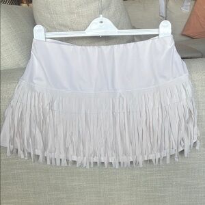 Lucky In Love Fringed Tennis Skirt